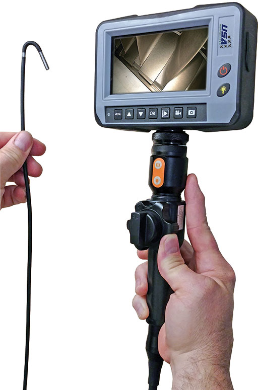 A PVRS-2-4-1300-Articulating Flexible  Videoscope from USA Borescope. 