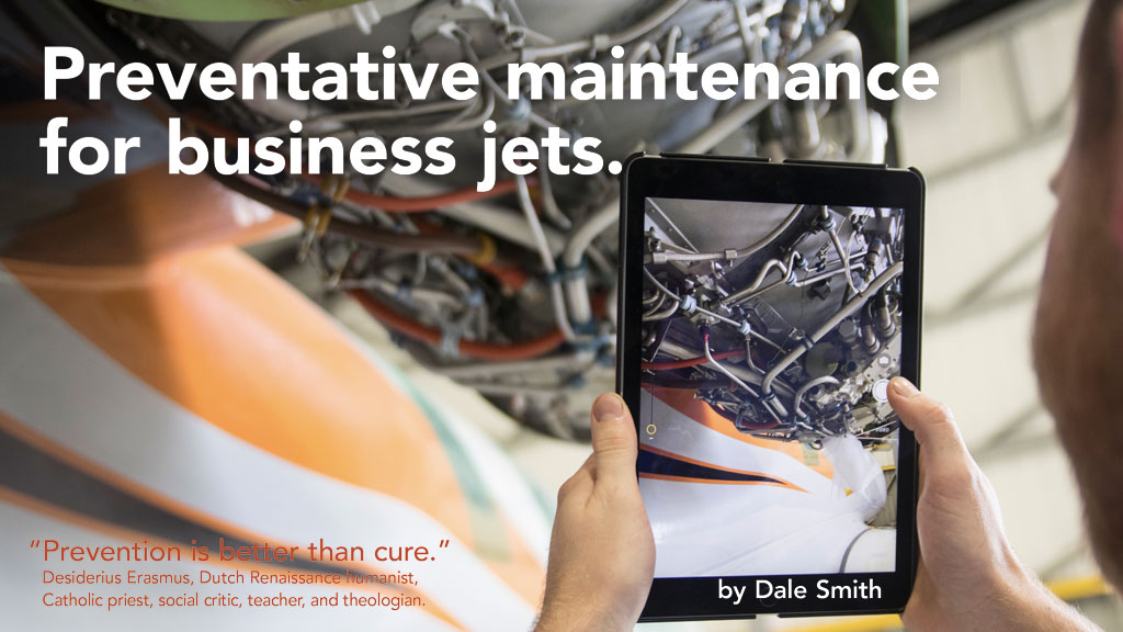 preventative maintenance for business jets