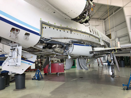 An aircraft’s flying environment, servicing, and method of storage are also important to understanding its corrosion risks according to Julie Voisin at Sherwin-Williams. Image by Joy Finnegan.
