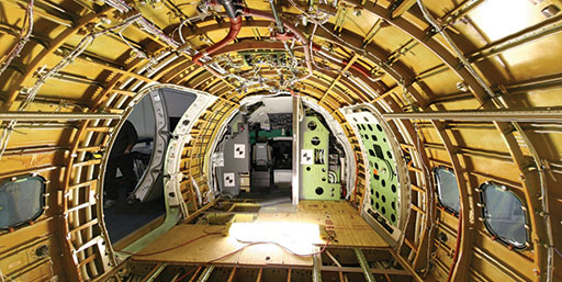 Laser Aviation uses non-contact laser scanning to measure aircraft exteriors and interiors to submillimeter accuracy. See sidebar page 22. Laser Aviation image.