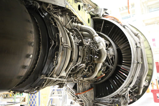One of AAR’s growth strategies is building up its engine pools. They look for unserviceable engines in the market, overhaul them and make them available for sale, lease or exchange. AAR image.