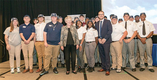 An Airbus program in the U. S. called FlightPath9 partners with local schools and other organizations to create new pathways to employment with Airbus for local high school students and others who have little or no aviation experience. Airbus image.