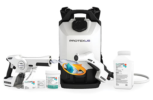 EvaClean’s Protexus Sprayer Disinfects Efficiently and Effectively