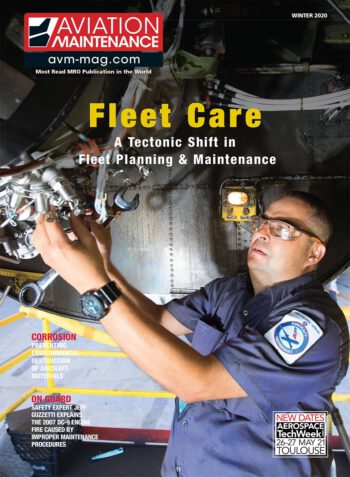 Aviation Maintenance Magazine Winter 2020 Cover