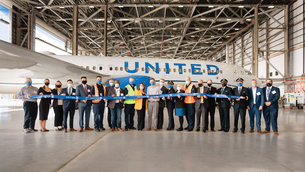 United Opens New Maintenance Facility at Los Angeles International Airport