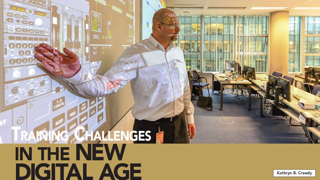TRAINING CHALLENGES IN THE NEW DIGITAL AGE