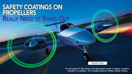 Safety Coatings on Propellers Really Need to Stand Out