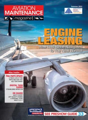 Aviation Maintenance Magazine - Summer 2022 Cover