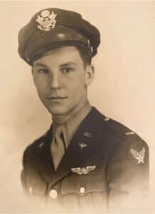 Photo 1: Lt. Albert J. Guzzetti; Army Air Corp, 1943. Navigator.