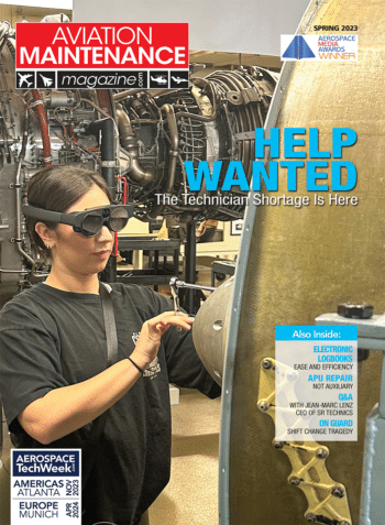 Aviation Maintenance Magazine - Spring 2023 Cover