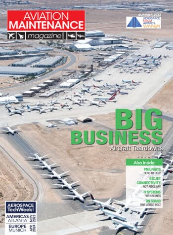 Aviation Maintenance Magazine - Summer 2023 Cover