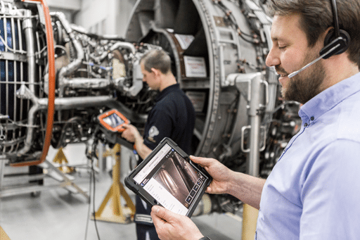 Lufthansa Technik is working to digitize the entire process of its MRO Management platform. The company says it simplifies and streamlines vast amounts of information and communication flowing back and forth between them, as the MRO, and the aircraft operator. Lufthansa Technik image.