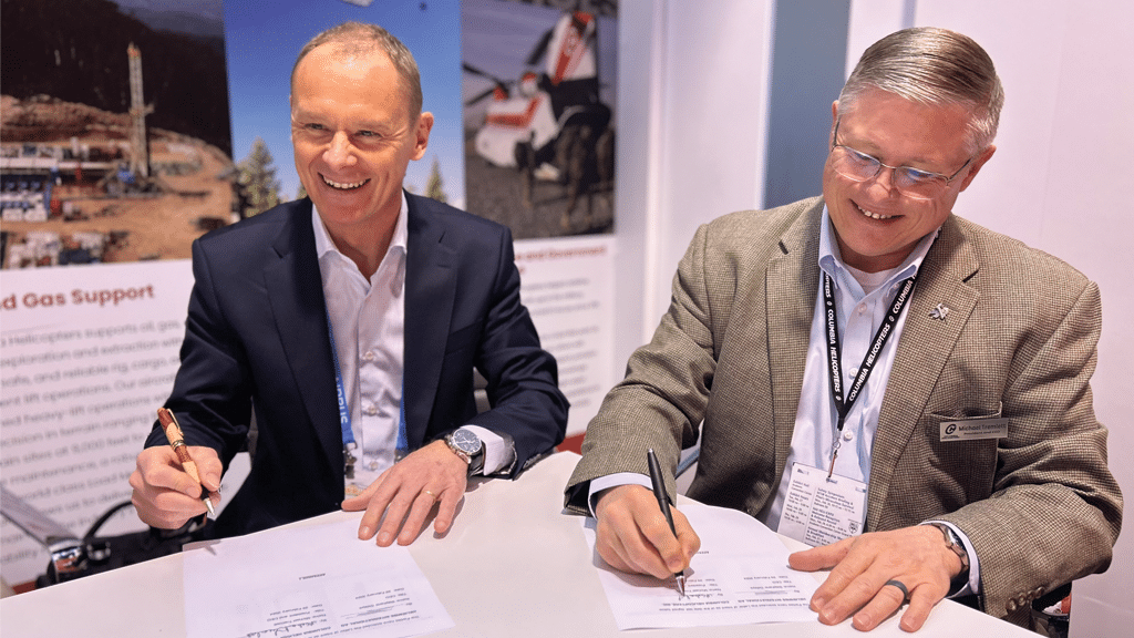 Columbia Helicopters Signs LOI With Heliswiss for First International Customer of 234SP Model Chinook